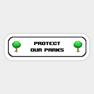 Protect Our Parks - Land Conservation Sticker